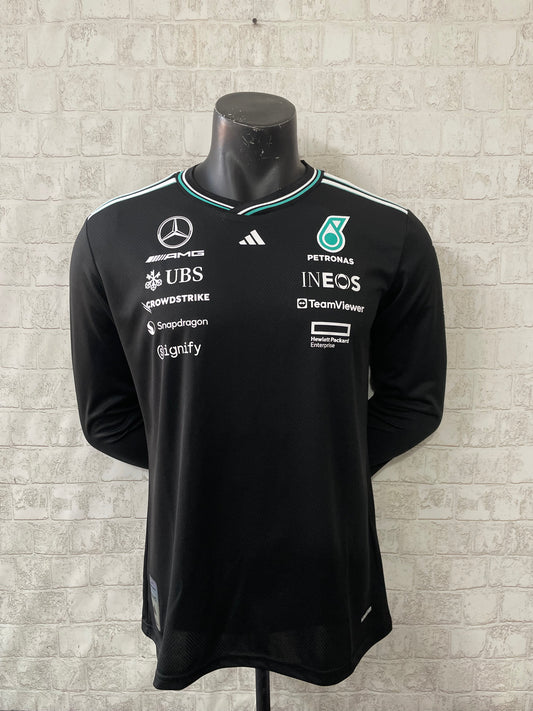 MERCEDES F1 2025 SWEATSHIRT BLACK