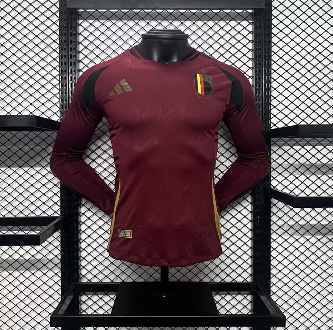 BÉLGICA 2024 HOME PLAYER LONG SLEEVE