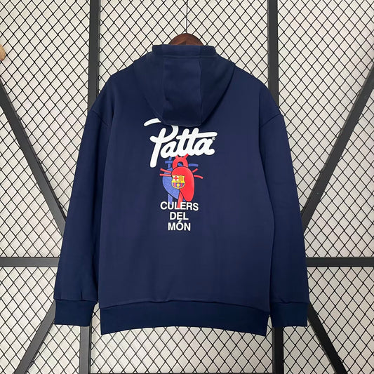 HOODIE BARCELONA x PATTA NAVY