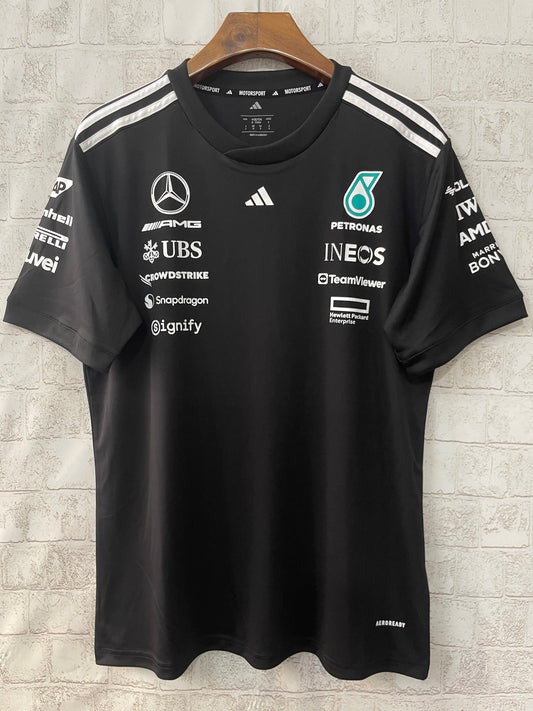 MERCEDES F1 2025 T-SHIRT BLACK