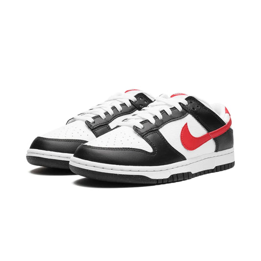 NIKE DUNK LOW RED SWOOSH PANDA
