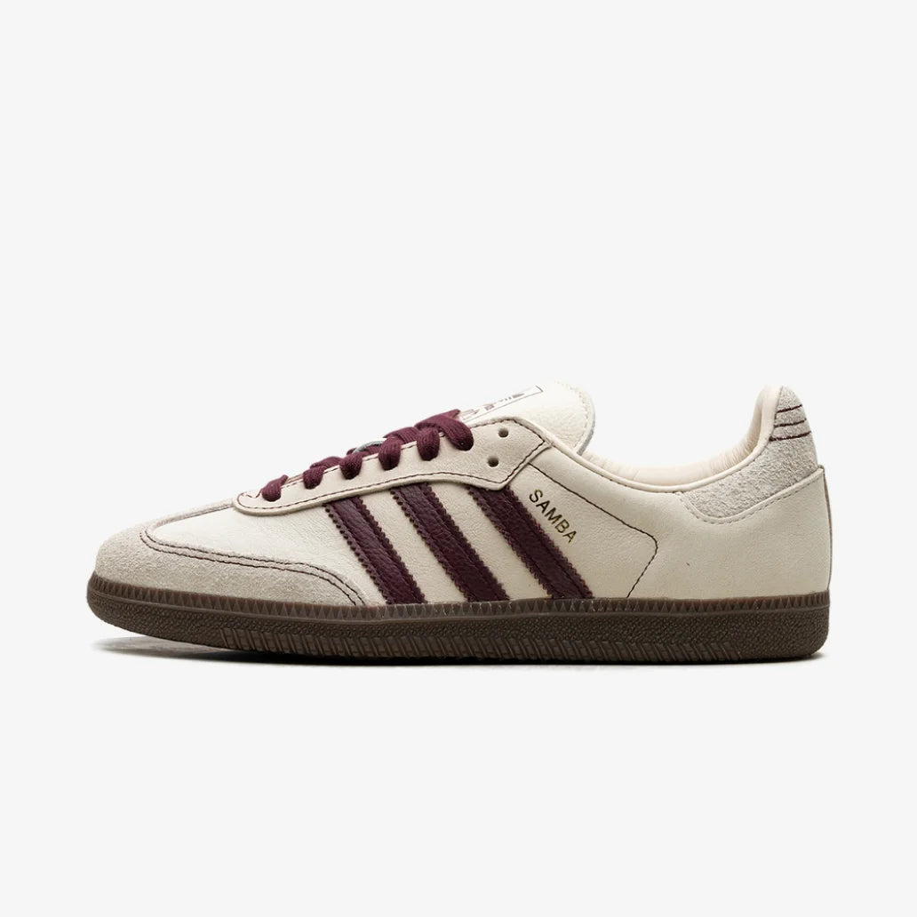 ADIDAS SAMBA OG WONDER WHITE MAROON