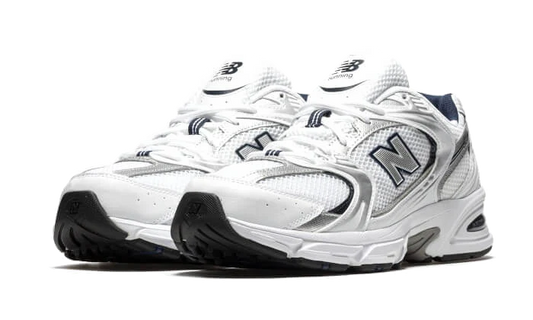 New Balance 530 White Silver Navy