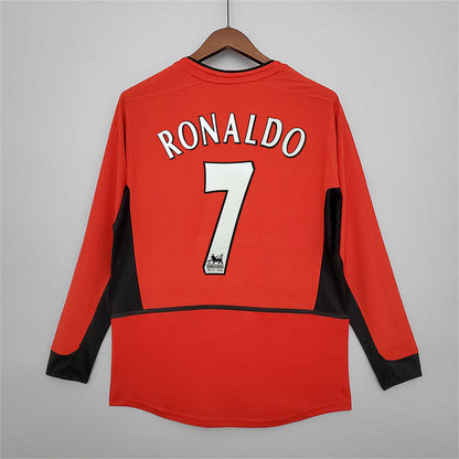 MANCHESTER UNITED 02-04 HOME LONG SLEEVE