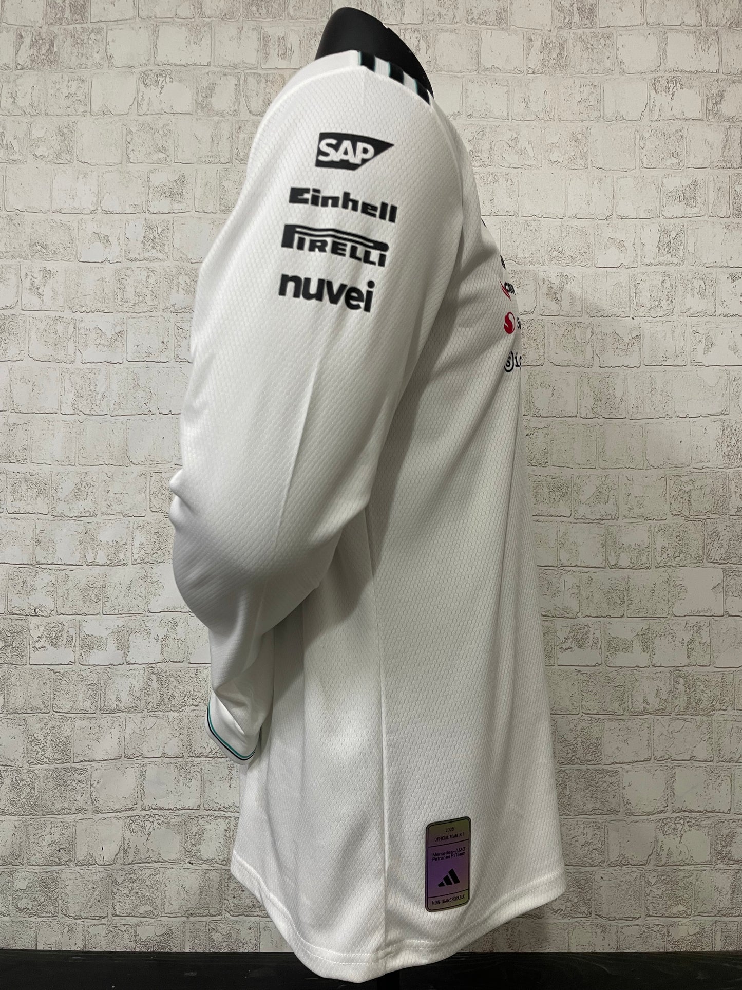 MERCEDES F1 2025 SWEATSHIRT WHITE