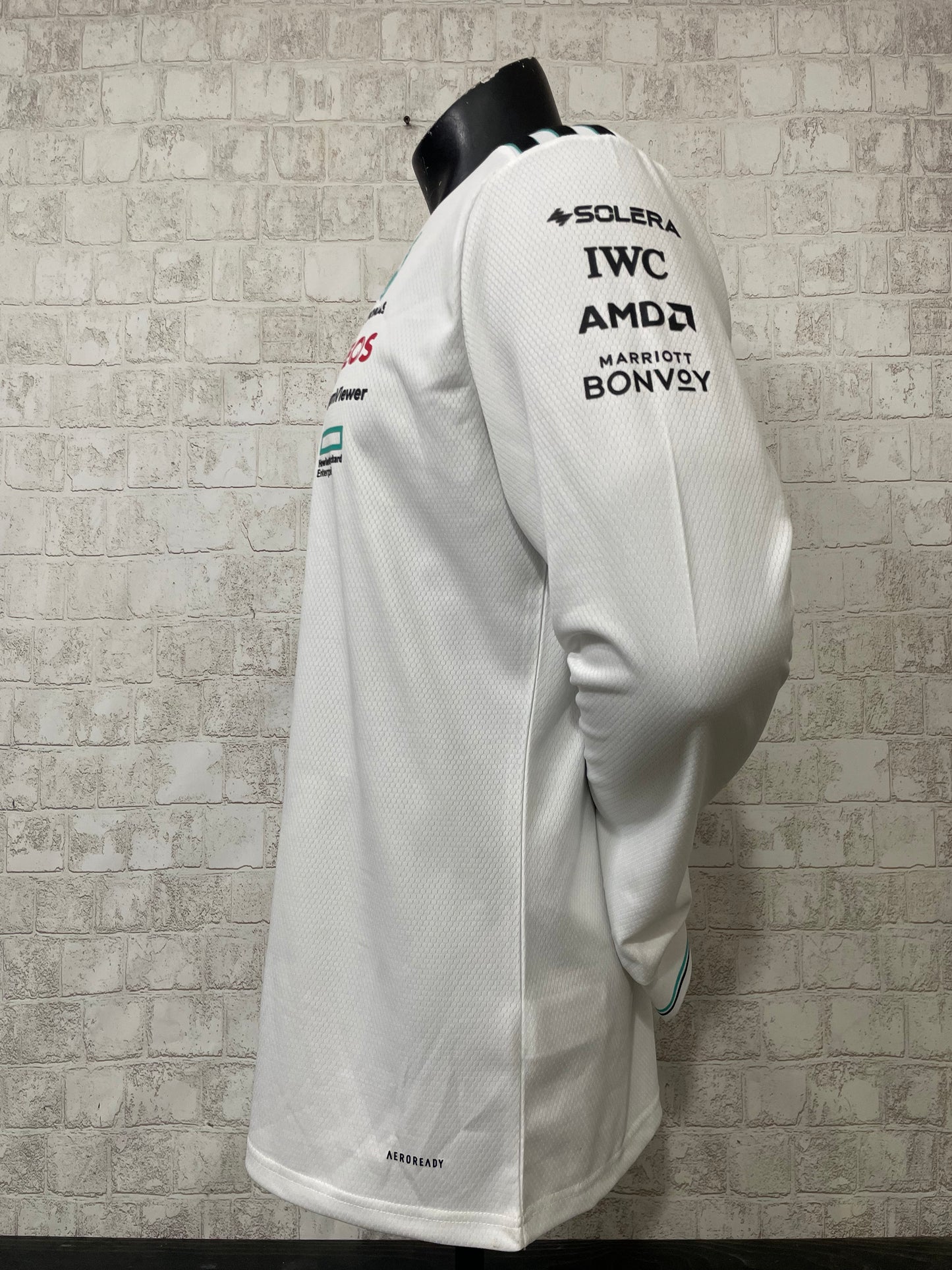 MERCEDES F1 2025 SWEATSHIRT WHITE