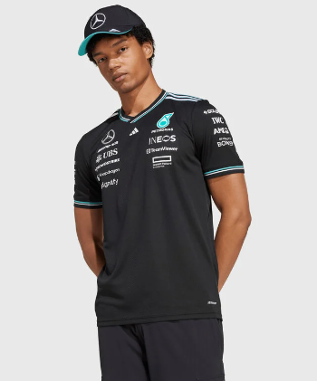 MERCEDES F1 2025 T-SHIRT BLACK