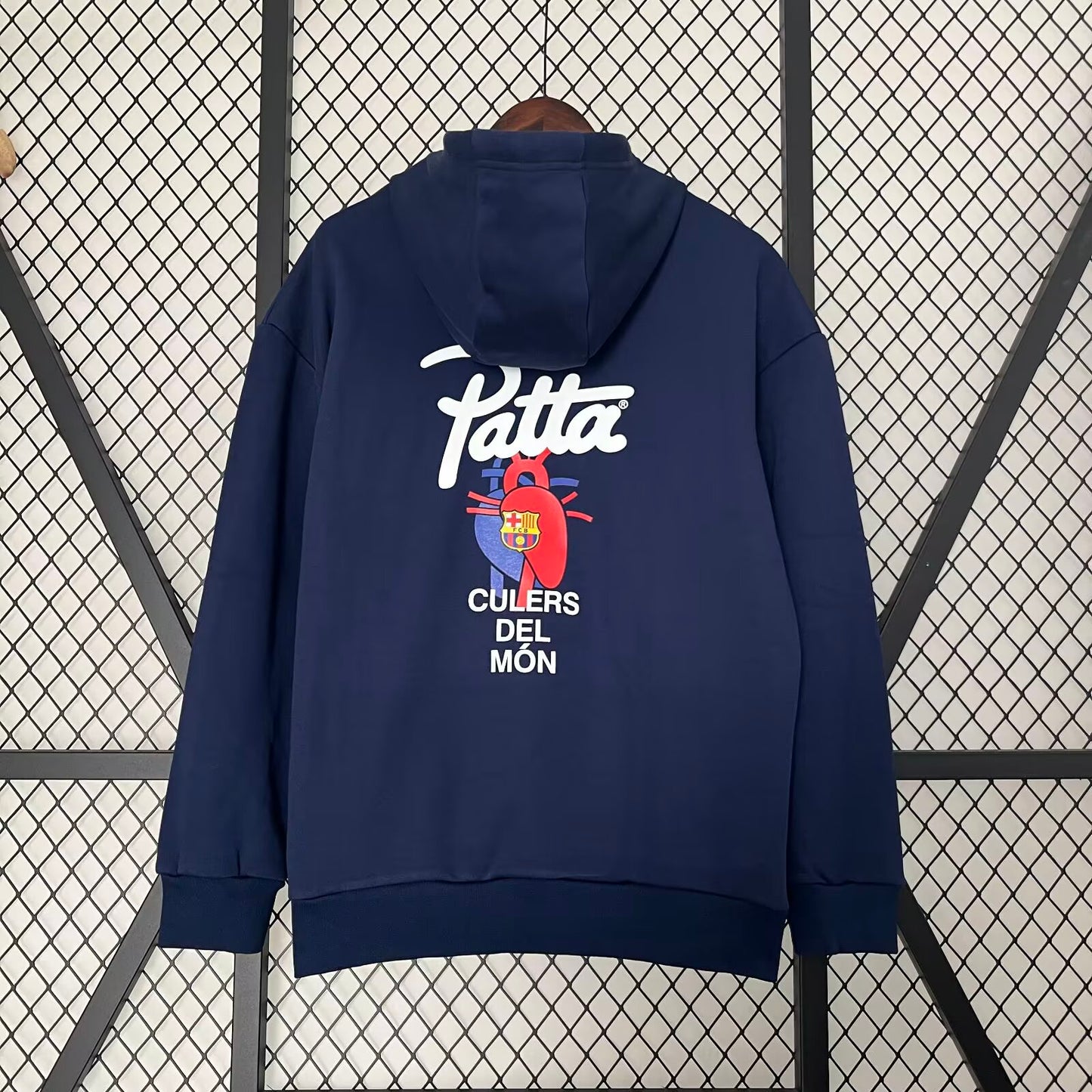 HOODIE BARCELONA x PATTA NAVY