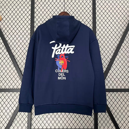 HOODIE BARCELONA x PATTA NAVY
