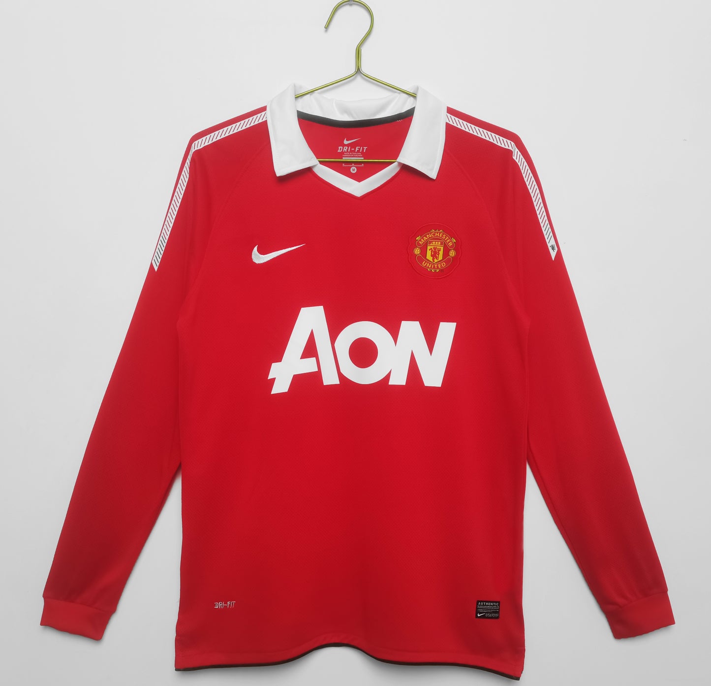 MANCHESTER UNITED 10-11 HOME LONG SLEEVE