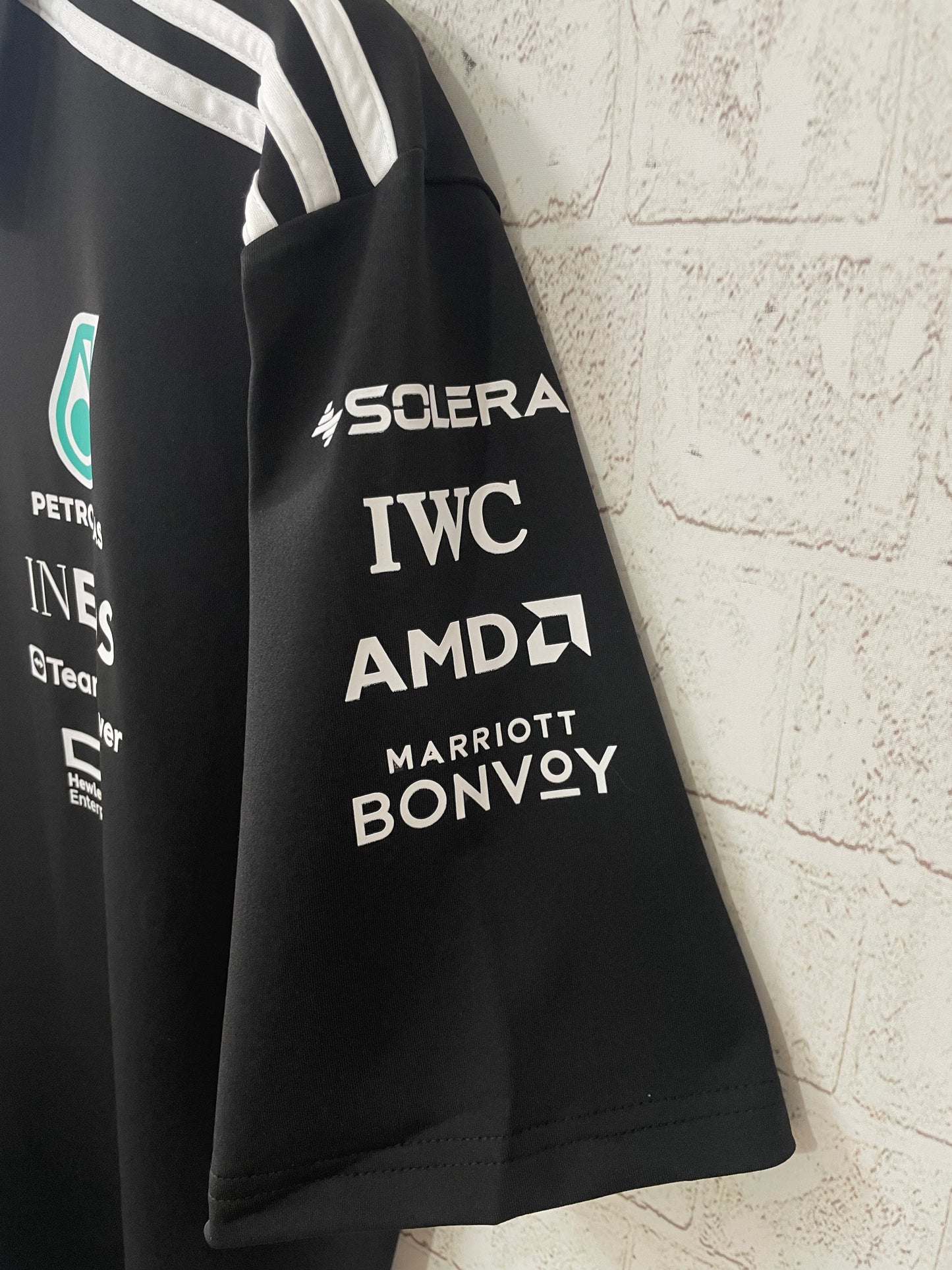 MERCEDES F1 2025 POLO BLACK