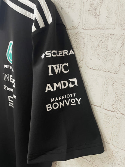 MERCEDES F1 2025 POLO BLACK