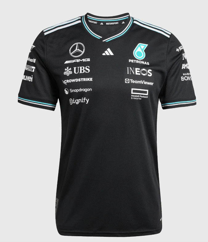 MERCEDES F1 2025 T-SHIRT BLACK