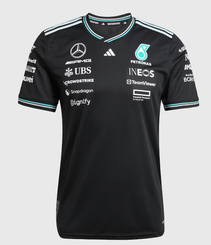 MERCEDES F1 2025 T-SHIRT BLACK