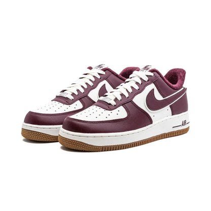 NIKE AIR FORCE 1 COLLEGE PACK - NIGHT MAROON