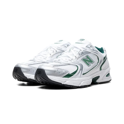 New Balance 530 White Silver Green