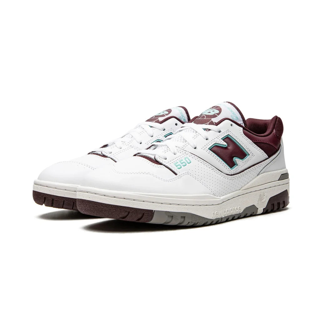 NEW BALANCE 550 BURGUNDY CYAN
