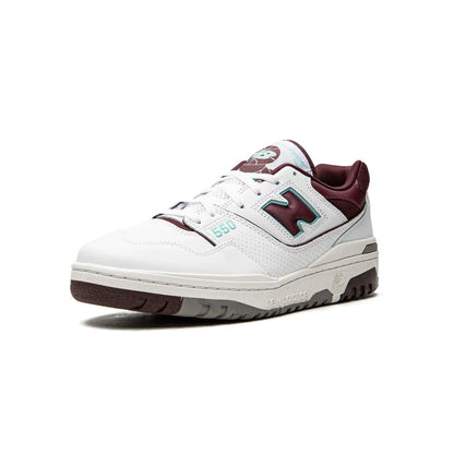 NEW BALANCE 550 BURGUNDY CYAN