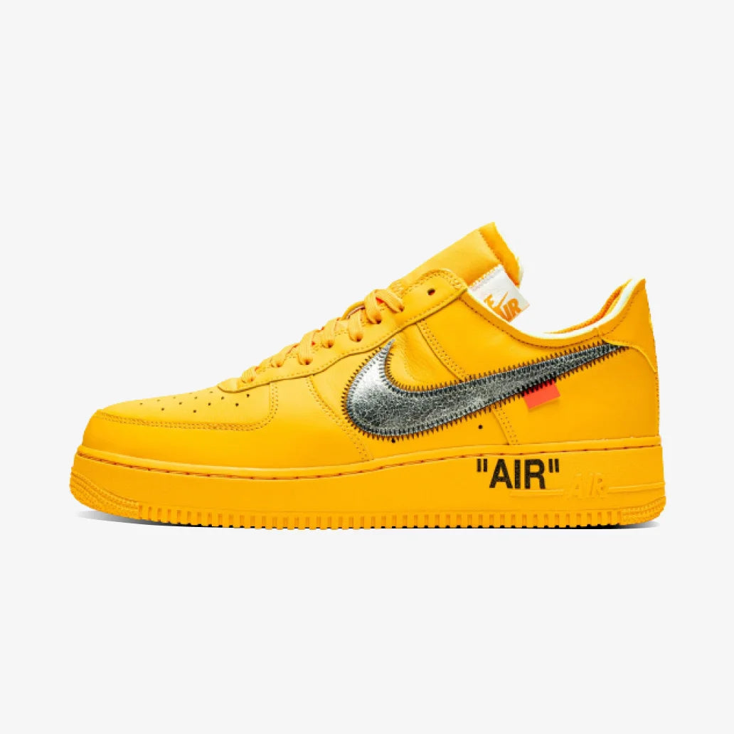 NIKE AIR FORCE 1 OFF-WHITE - UNIVERSITY GOLD