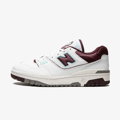 NEW BALANCE 550 BURGUNDY CYAN