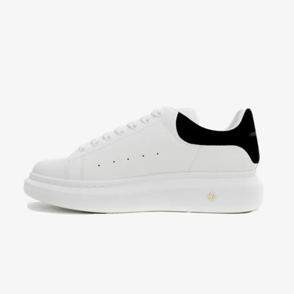 Alexander McQueen White Black Velvet
