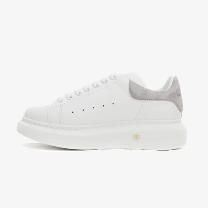 Alexander McQueen White Grey Velvet