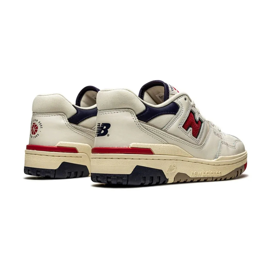 NEW BALANCE 550 x AIMÉ LEON DORE WHITE NAVY RED