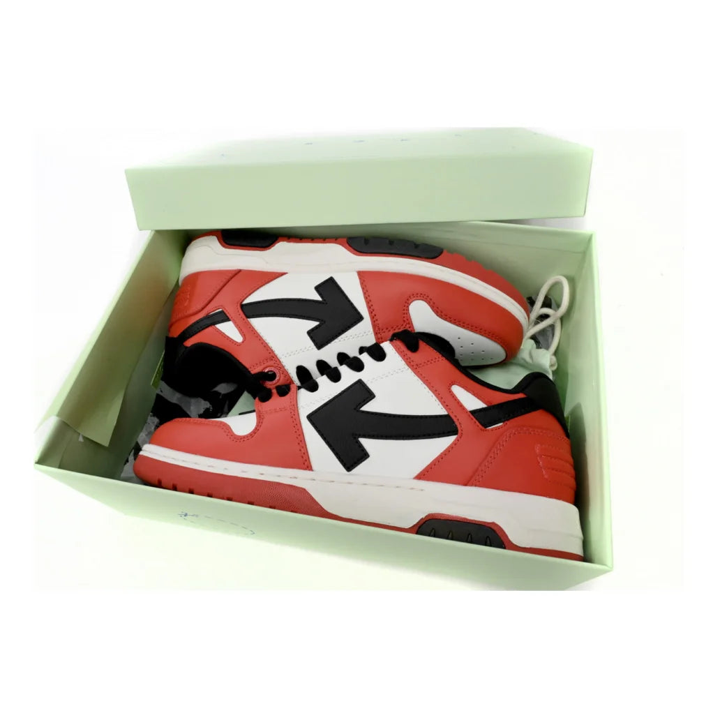 OFF-WHITE OUT OF OFFICE"OOO" WHITE RED AND BLACK