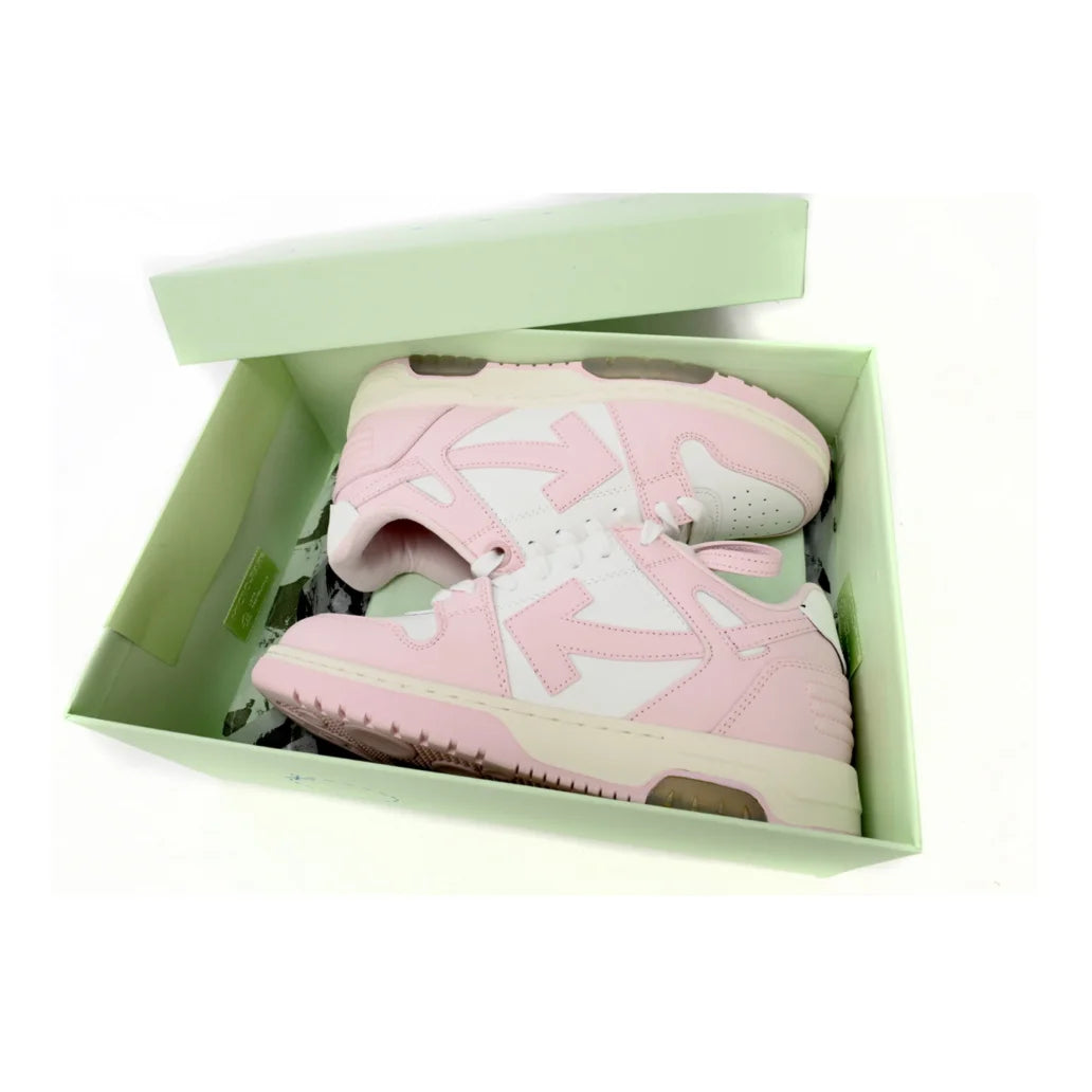 OFF-WHITE OUT OF OFFICE"OOO" PINK WHITE