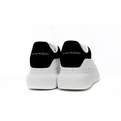 Alexander McQueen White Black Velvet