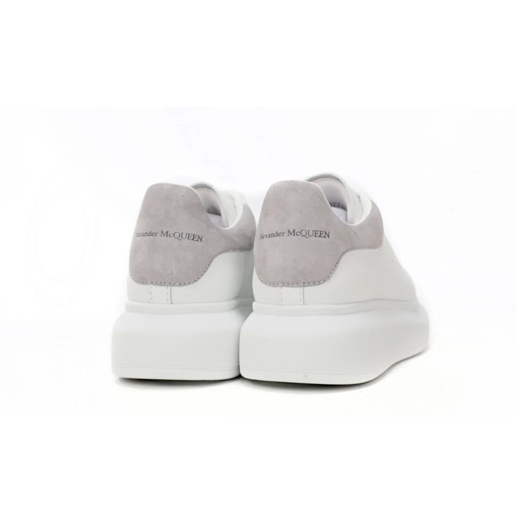 Alexander McQueen White Grey Velvet