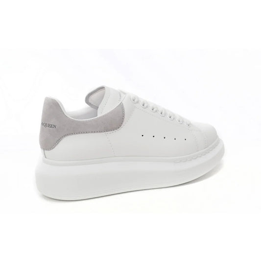 Alexander McQueen White Grey Velvet