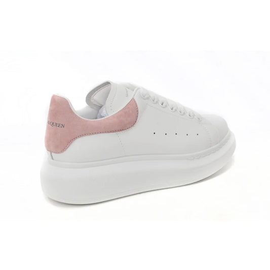 Alexander McQueen White Pink Velvet