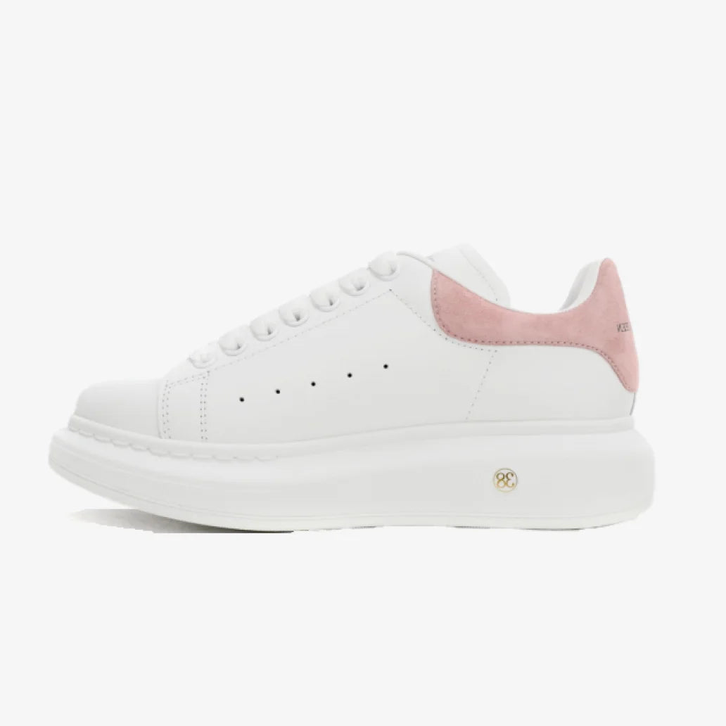 Alexander McQueen White Pink Velvet