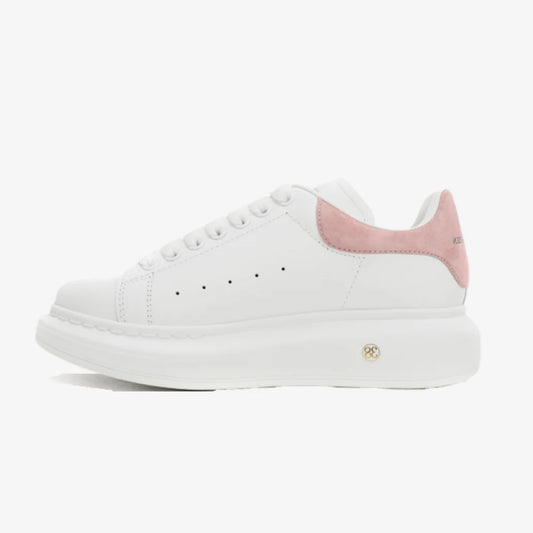 Alexander McQueen White Pink Velvet