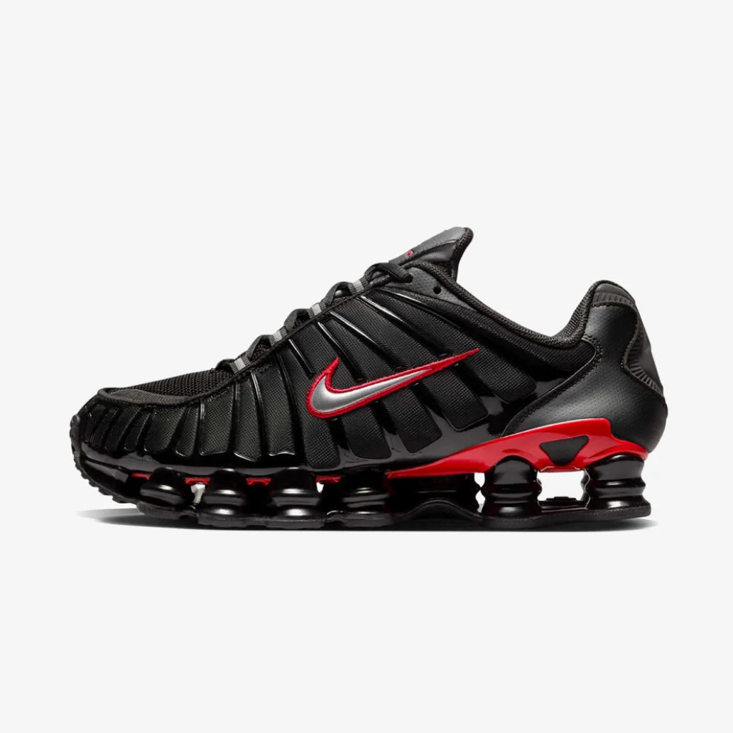 NIKE SHOX TL BLACK UNIVERSITY RED