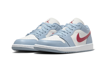 Air Jordan 1 Low Blue Whisper Dune Red