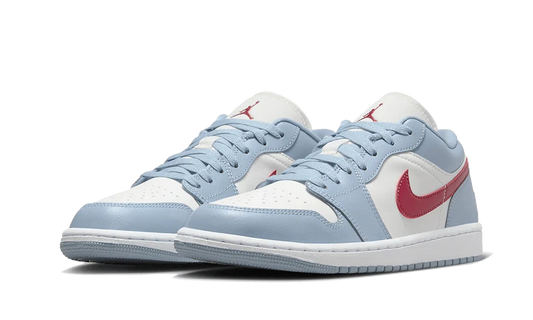 Air Jordan 1 Low Blue Whisper Dune Red