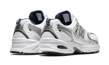 New Balance 530 White Silver Navy