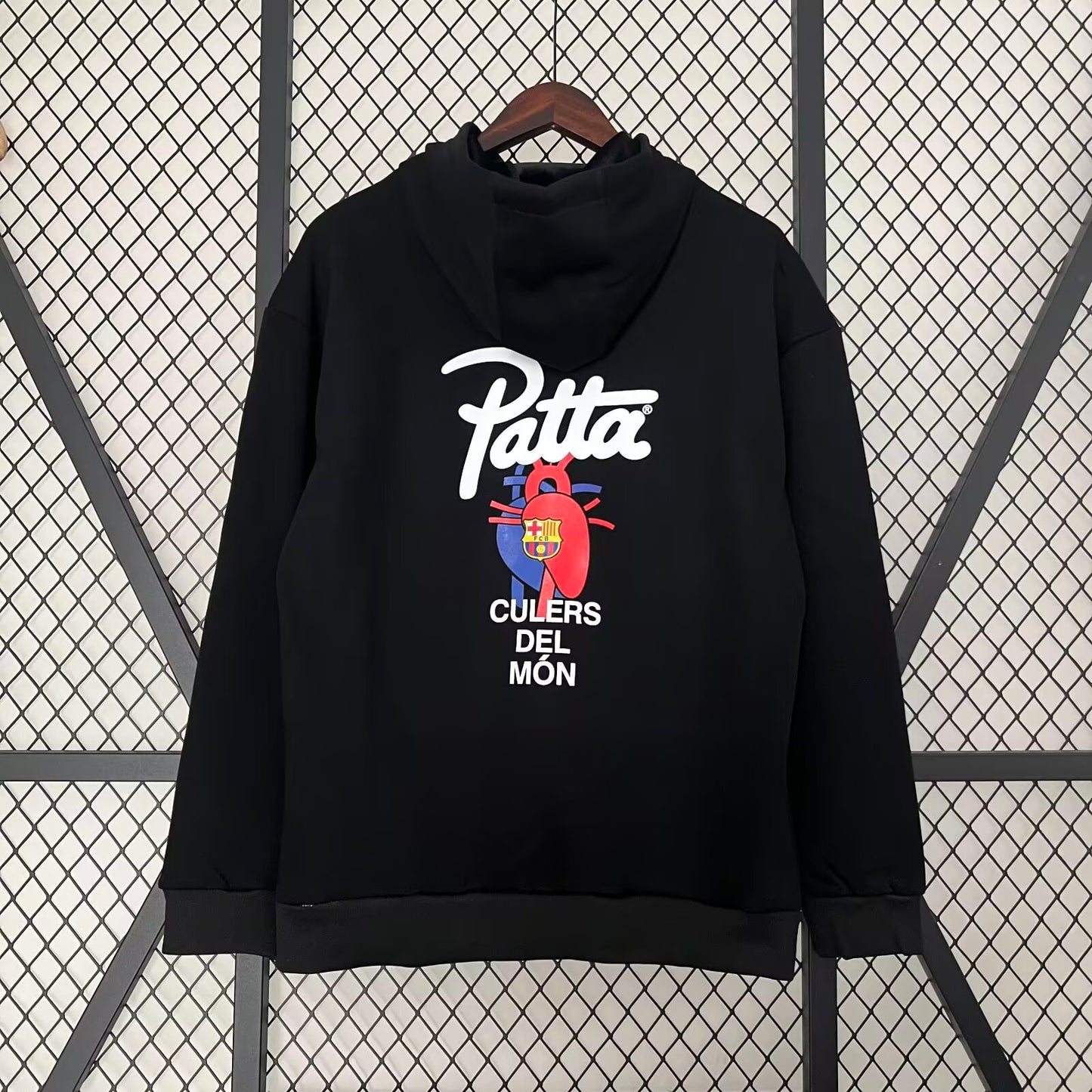 HOODIE BARCELONA x PATTA BLACK