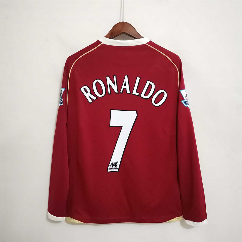 MANCHESTER UNITED 06-07 HOME LONG SLEEVE