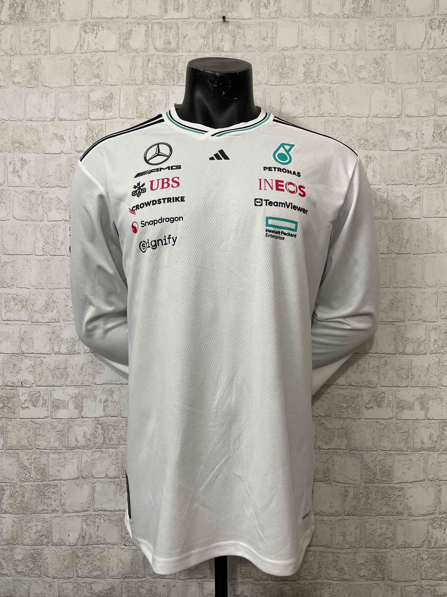 MERCEDES F1 2025 SWEATSHIRT WHITE