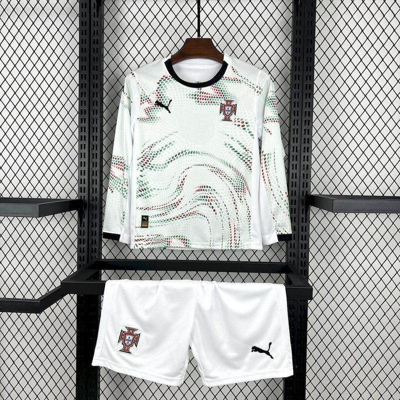 PORTUGAL 2025 AWAY LONG SLEEVE CRIANÇA