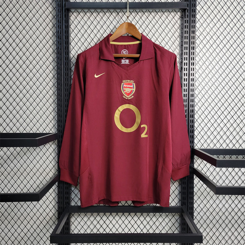 ARSENAL FC 05-06 HOME LONG SLEEVE