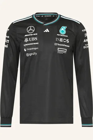 MERCEDES F1 2025 SWEATSHIRT BLACK